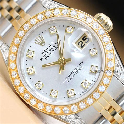 Rolex factory diamond bezel